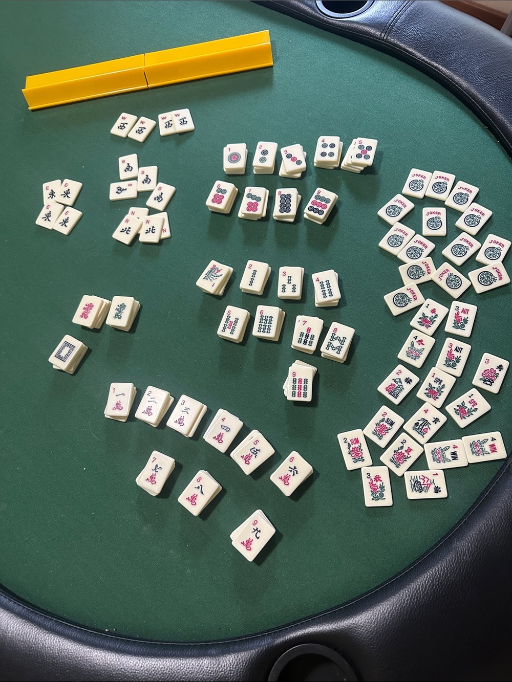 Travel Mahjong Tile Set with Clear Carry Case - Picture 9 of 9
